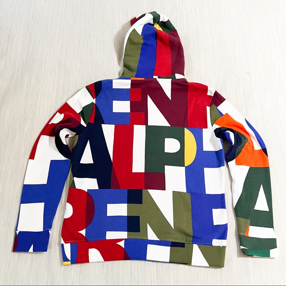 Polo Ralph Lauren Multicolor MONOGRAM LOGO Hooded Sweatshirt - Picture 4 of 16